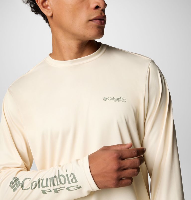 camisa de manga comprida masculina terminal tackle pfg fish shine