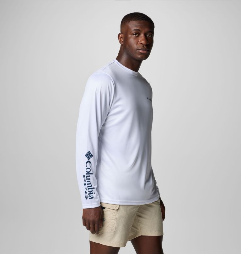 camisa de manga comprida masculina terminal tackle pfg fish shine