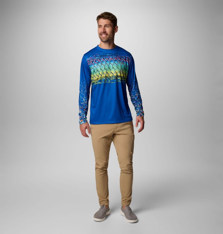 camisa de manga comprida masculina terminal tackle pfg x bentley