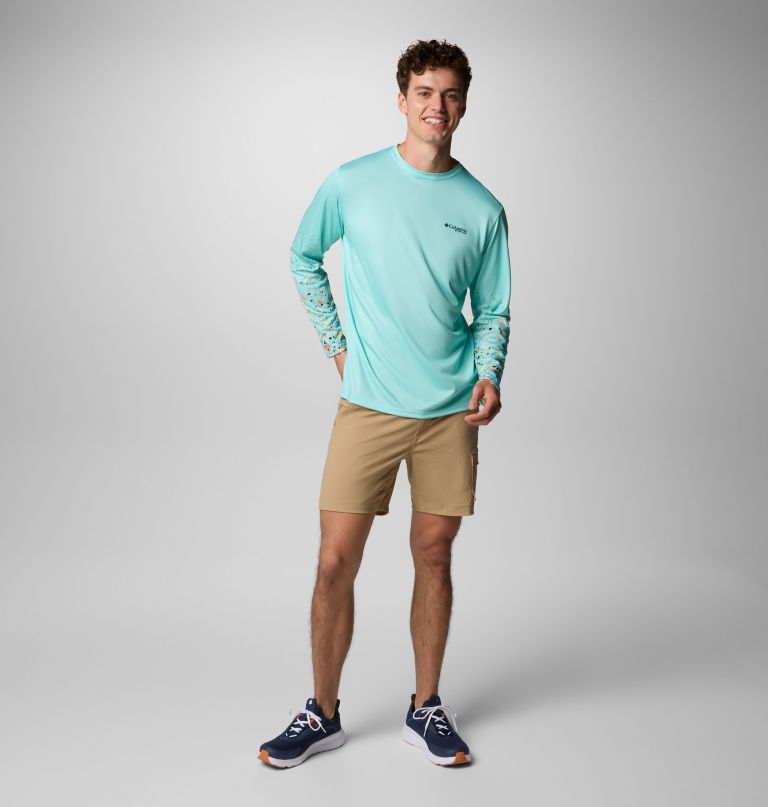 camisa de manga comprida masculina terminal tackle pfg x bentley