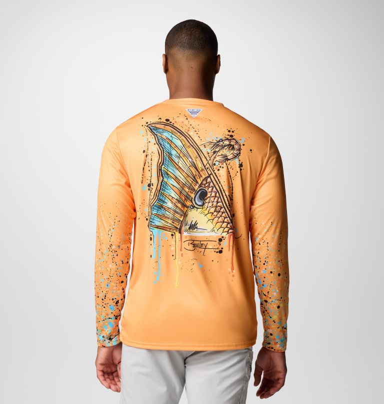 camisa de manga comprida masculina terminal tackle pfg x bentley