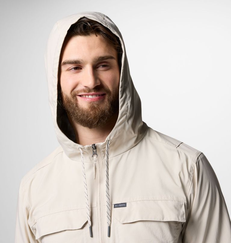 camisa masculina de manga comprida com capuz skien valley