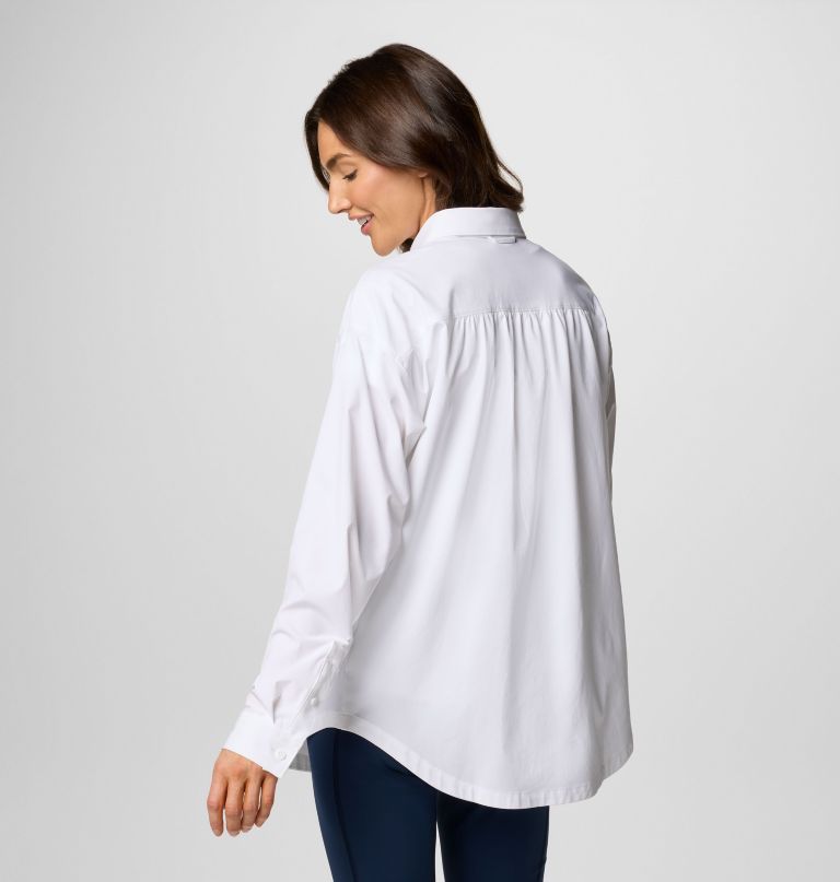 camisa feminina de manga comprida boundless trek para sobreposição de camadas ii