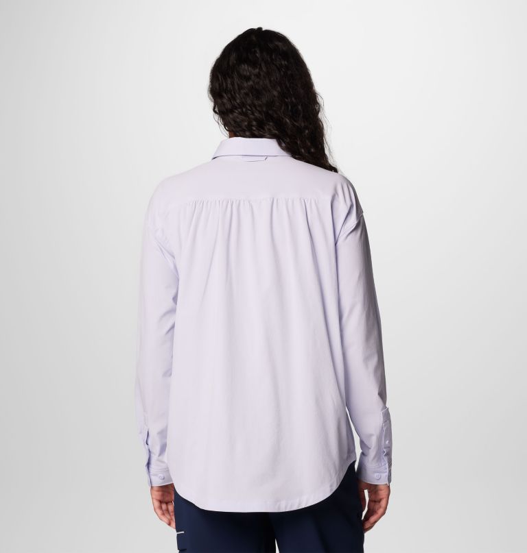 camisa feminina de manga comprida boundless trek para sobreposição de camadas ii