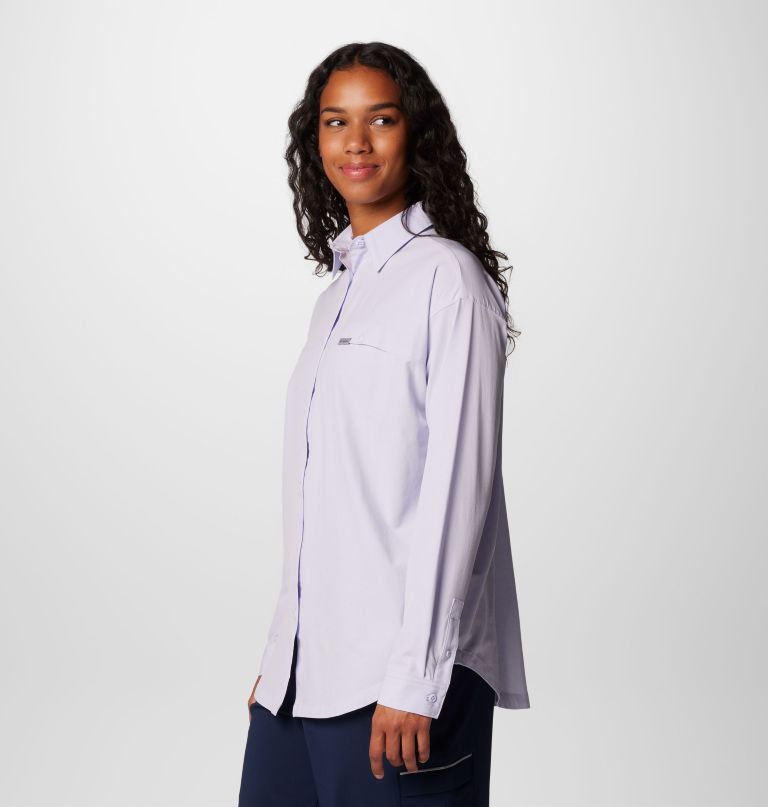 camisa feminina de manga comprida boundless trek para sobreposição de camadas ii