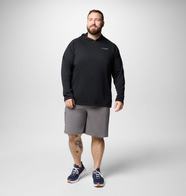 moletom com capuz masculino pfg solar stream - tamanho grande