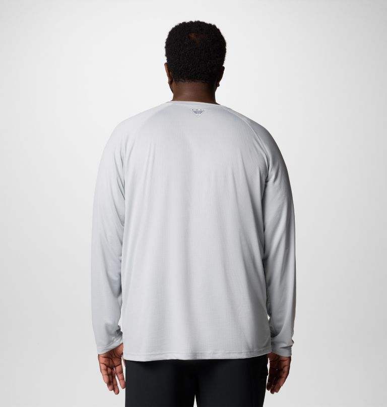 camisa masculina pfg solar stream de manga comprida - tamanho grande