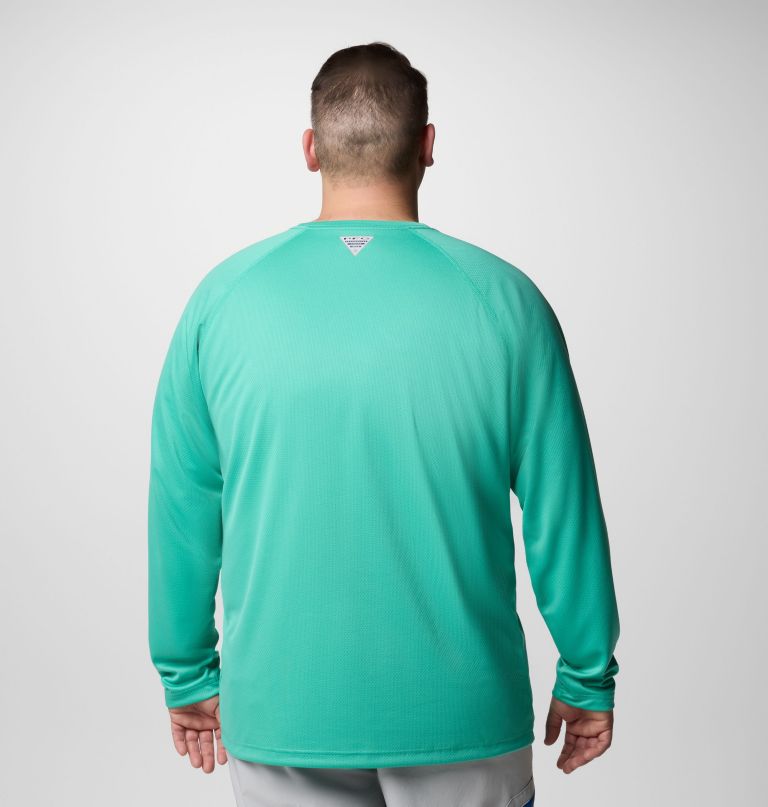 camisa masculina pfg solar stream de manga comprida - tamanho grande