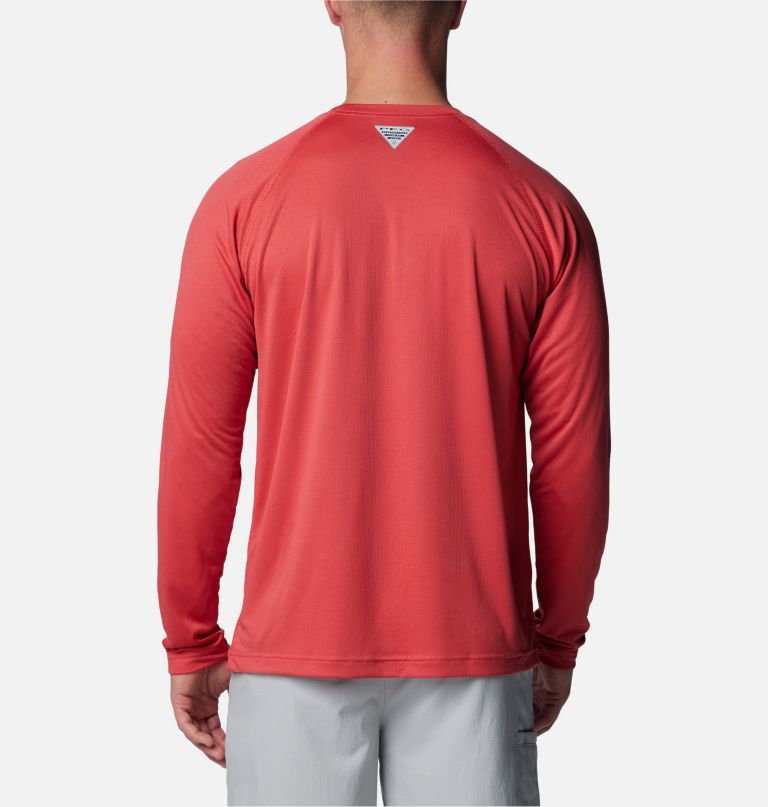 camisa de manga comprida pfg solar stream para homem - tamanho alto