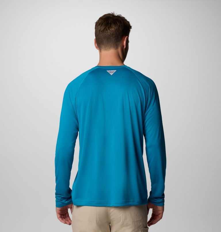 camisa de manga comprida pfg solar stream para homem - tamanho alto
