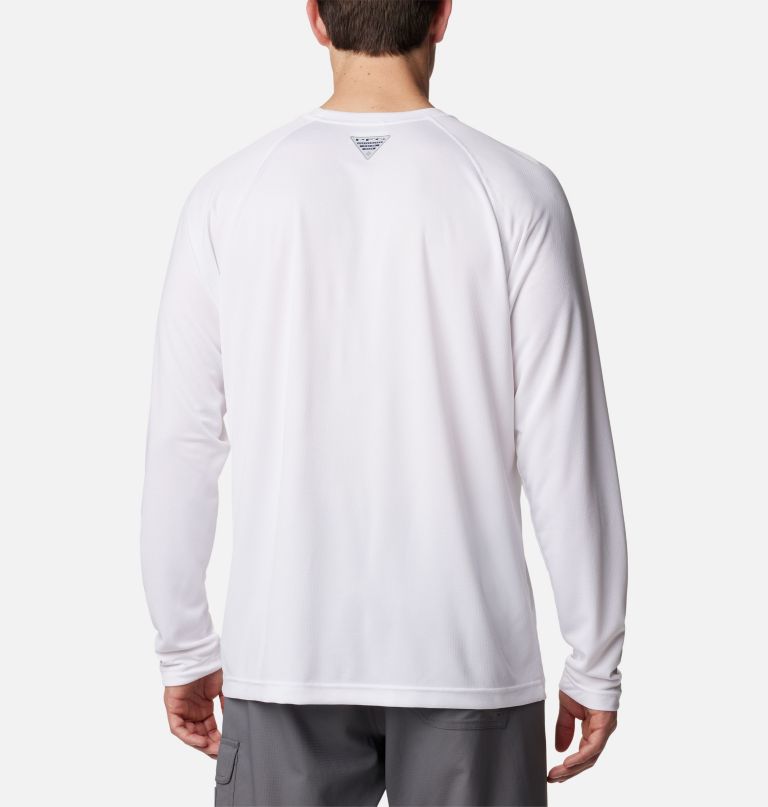 camisa de manga comprida pfg solar stream para homem - tamanho alto