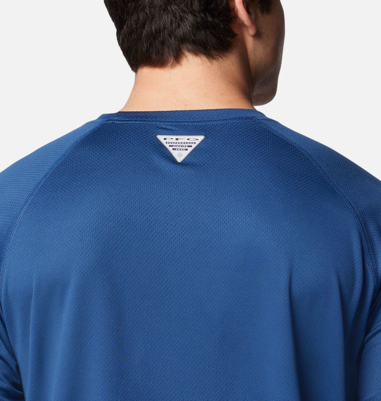 camisa de manga comprida pfg solar stream para homem - tamanho alto