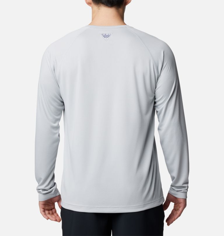 camisa de manga comprida pfg solar stream para homem - tamanho alto
