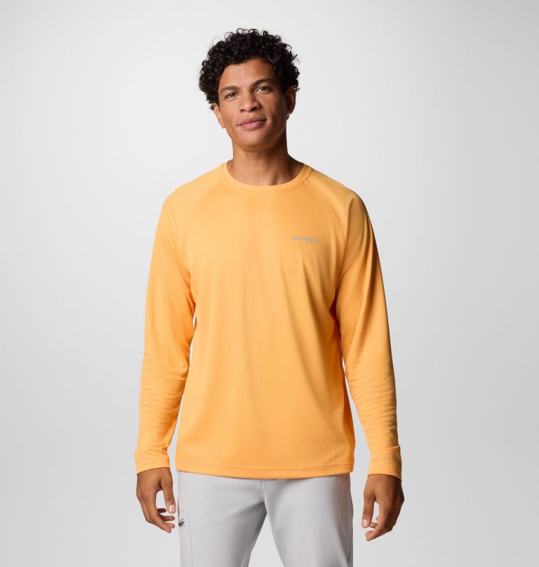 camisa de manga comprida pfg solar stream para homem - tamanho alto