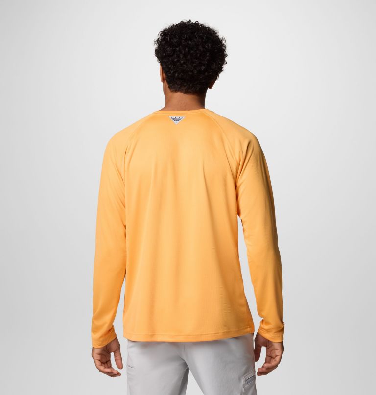 camisa de manga comprida pfg solar stream para homem - tamanho alto