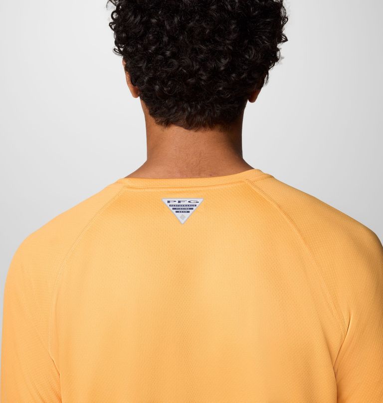 camisa de manga comprida pfg solar stream para homem - tamanho alto