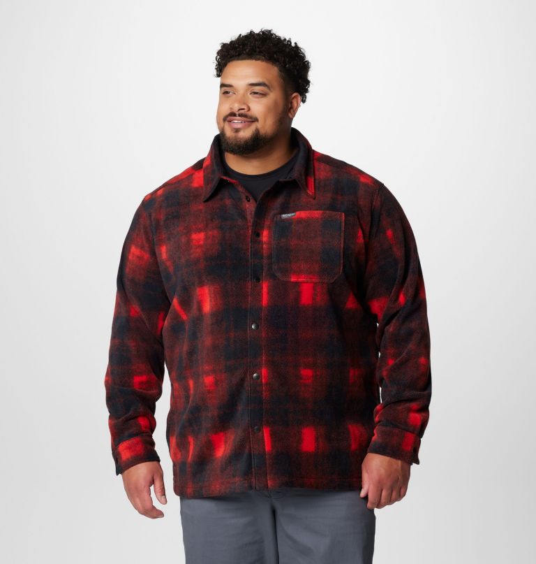 jaqueta camisa de fleece estampada masculina steens mountain ii - tamanho grande
