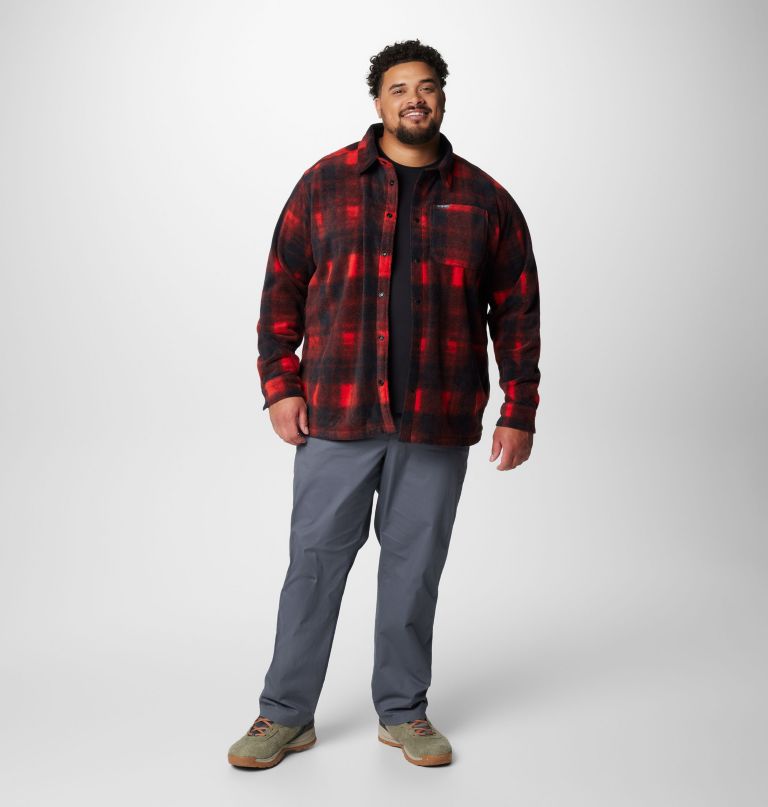 jaqueta camisa de fleece estampada masculina steens mountain ii - tamanho grande