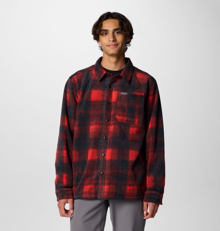 jaqueta camisa de fleece estampada steens mountain masculina ii - tamanho alto