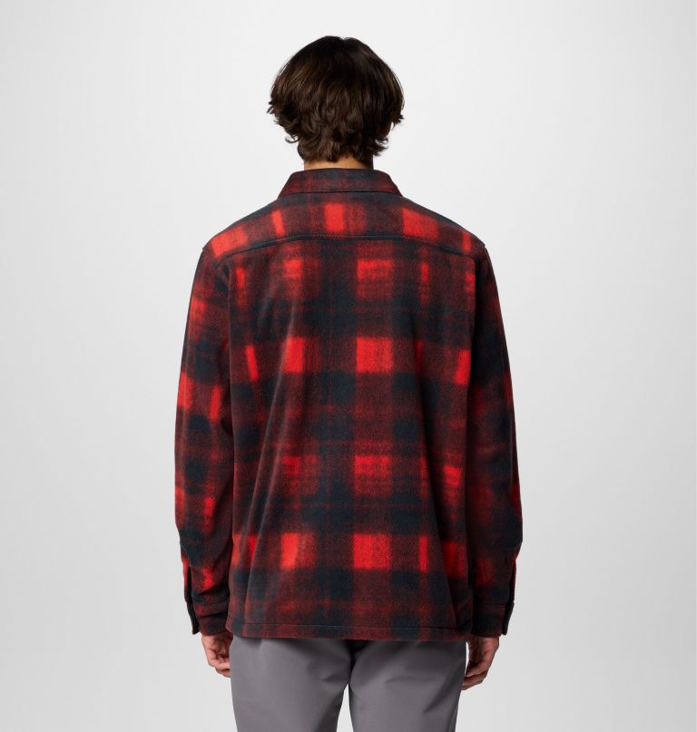 jaqueta camisa de fleece estampada steens mountain masculina ii - tamanho alto