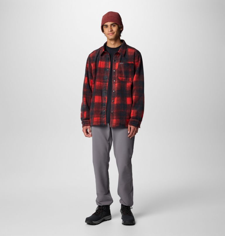 jaqueta camisa de fleece estampada steens mountain masculina ii - tamanho alto