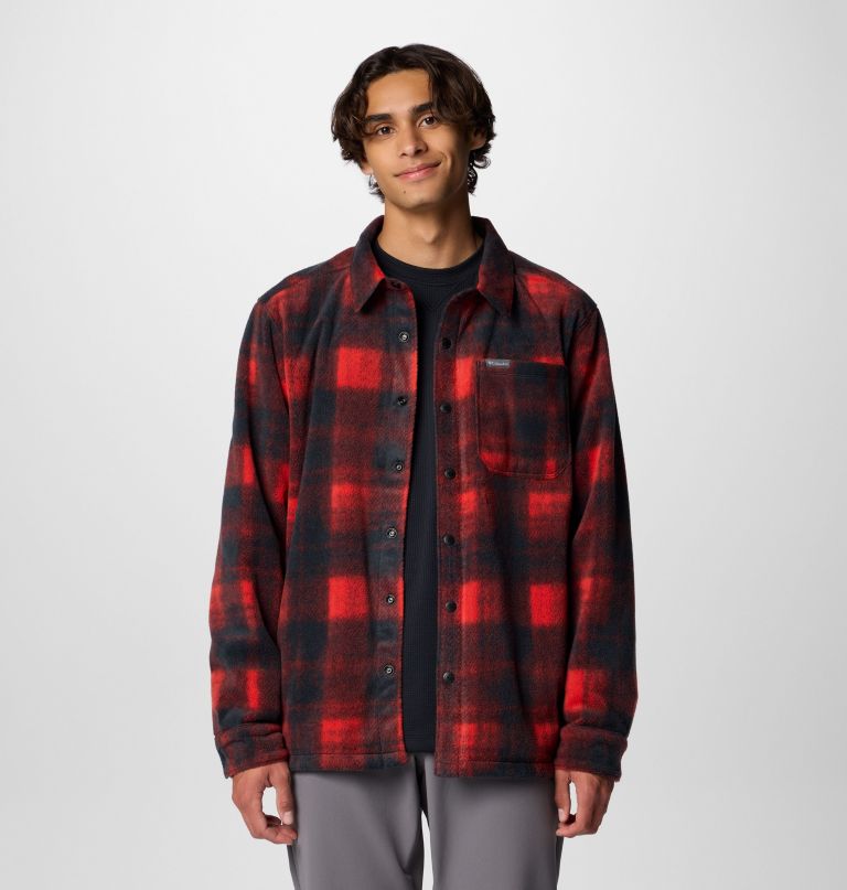 jaqueta camisa de fleece estampada steens mountain masculina ii - tamanho alto