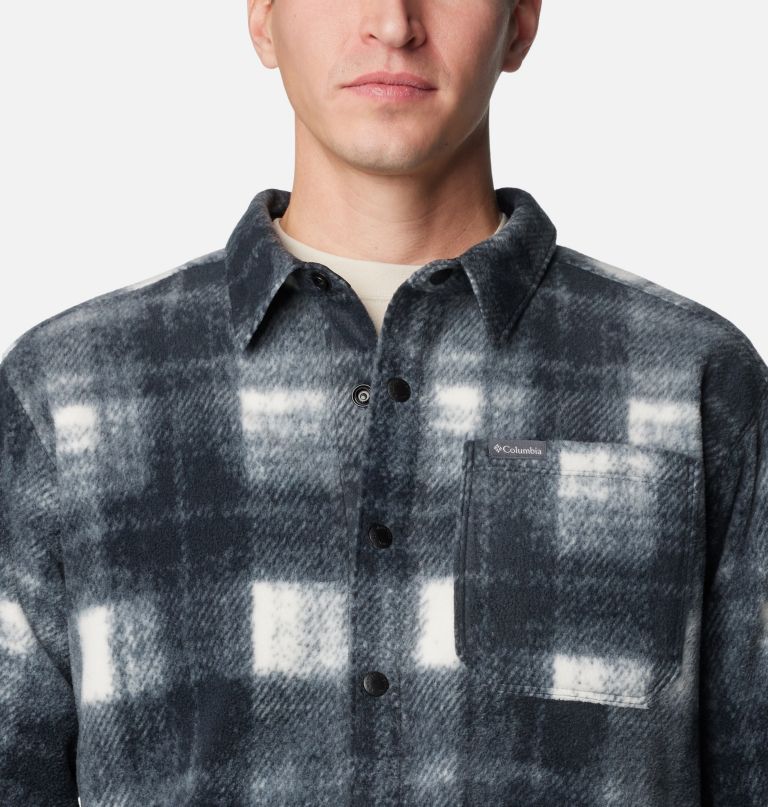 jaqueta camisa de fleece estampada steens mountain masculina ii - tamanho alto