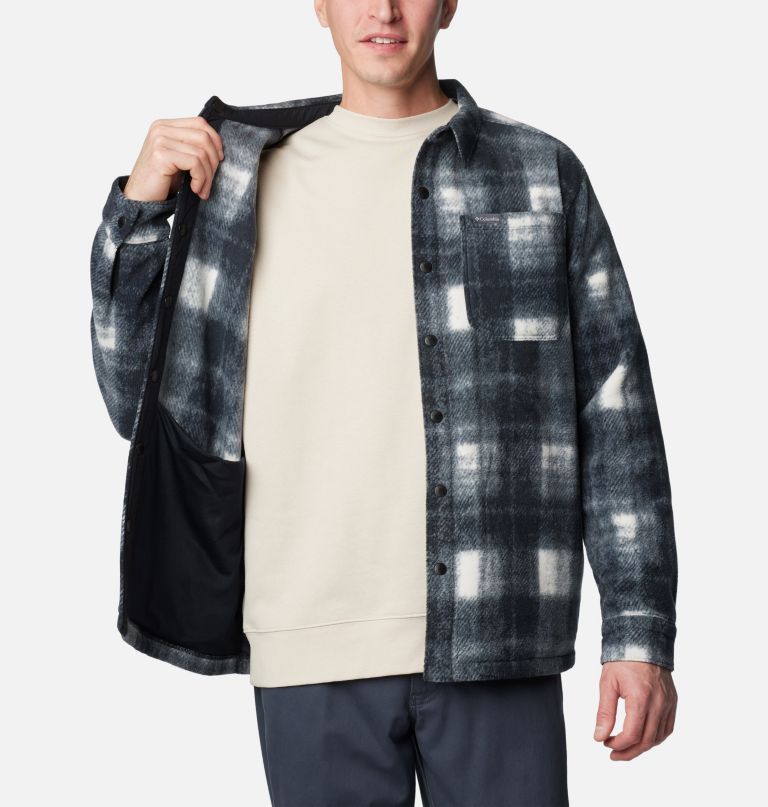 jaqueta camisa de fleece estampada steens mountain masculina ii - tamanho alto