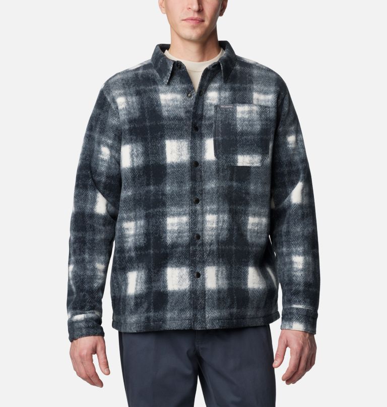 jaqueta camisa de fleece estampada steens mountain masculina ii - tamanho alto