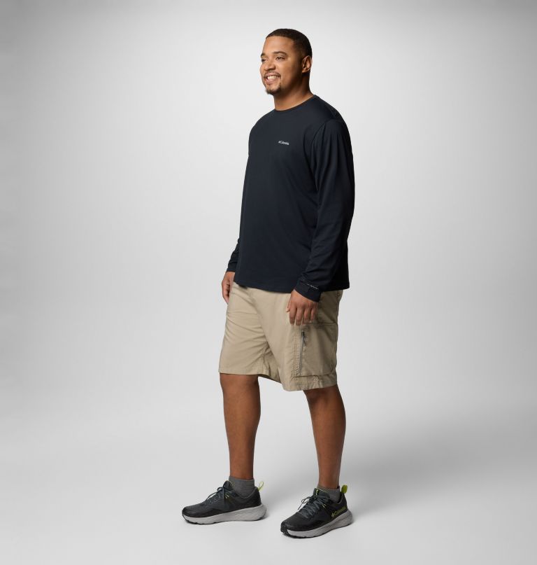 camiseta masculina de manga comprida canyonland trail - tamanho grande