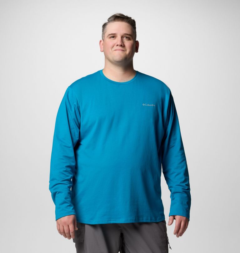 camiseta masculina de manga comprida canyonland trail - tamanho grande