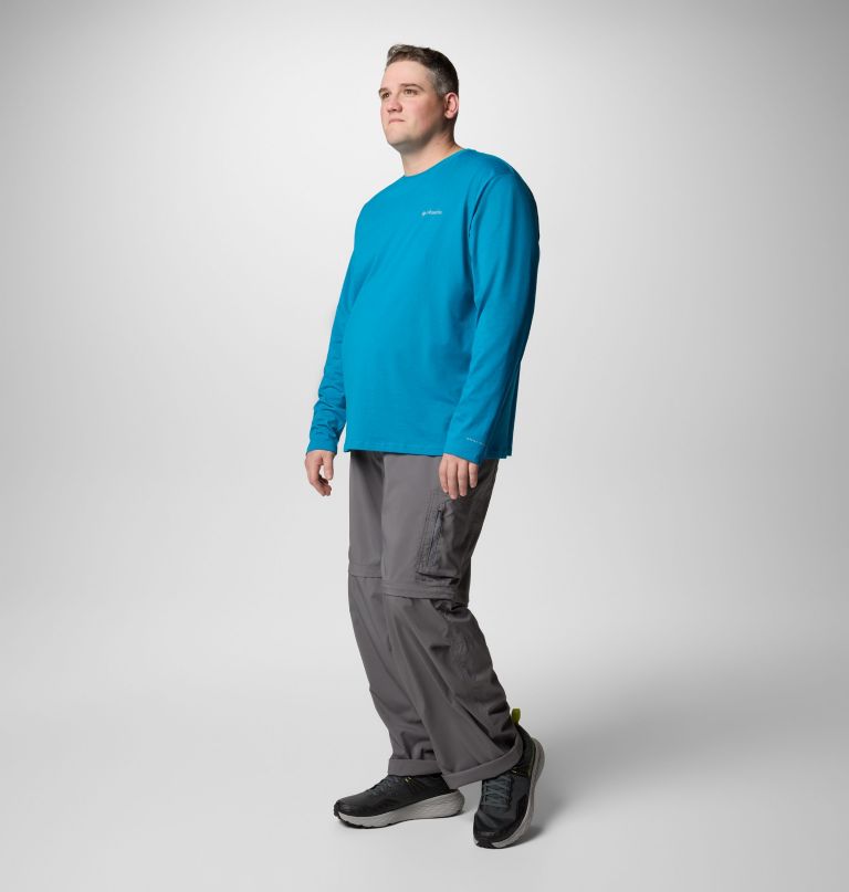 camiseta masculina de manga comprida canyonland trail - tamanho grande