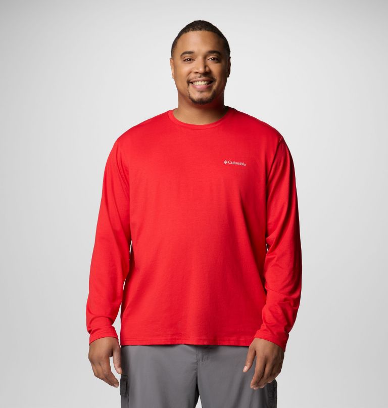 camiseta masculina de manga comprida canyonland trail - tamanho grande