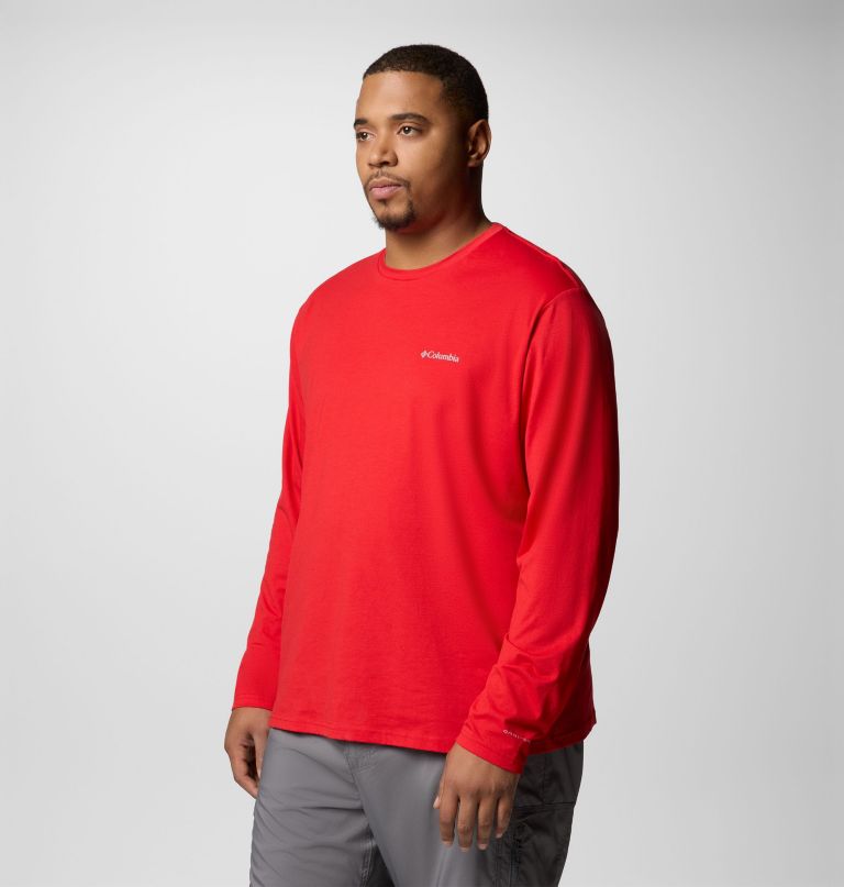 camiseta masculina de manga comprida canyonland trail - tamanho grande
