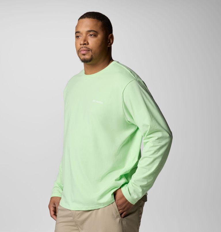 camiseta masculina de manga comprida canyonland trail - tamanho grande