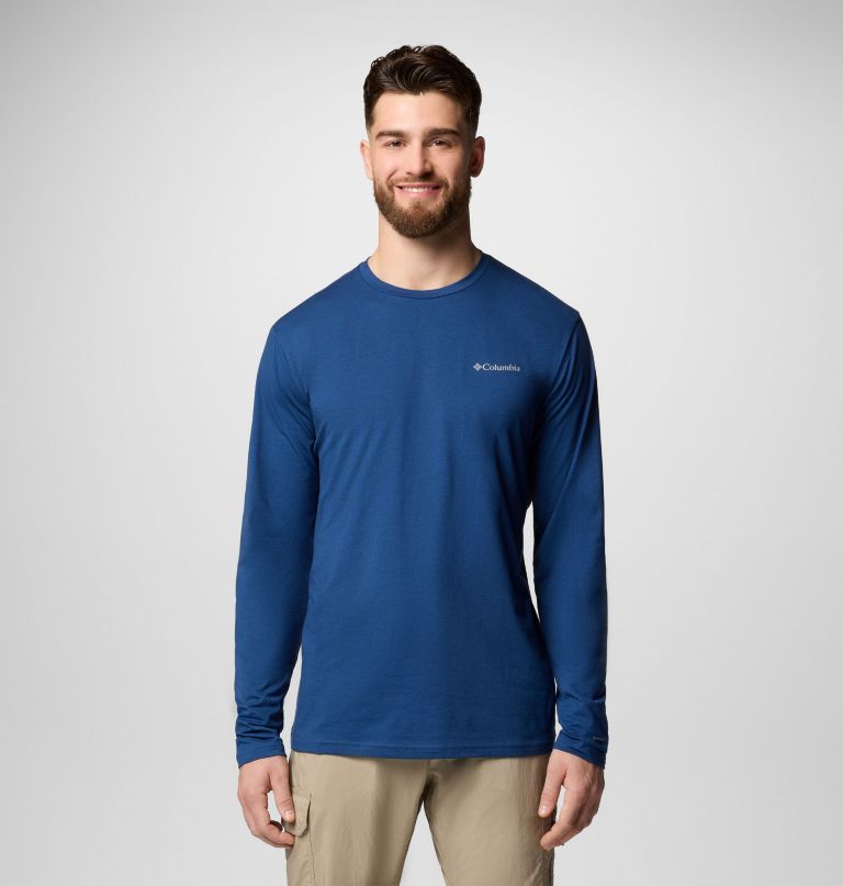 camiseta de manga comprida canyonland trail para homem - tamanho grande