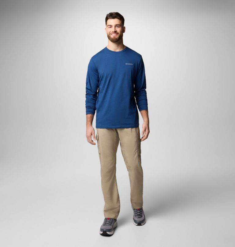 camiseta de manga comprida canyonland trail para homem - tamanho grande