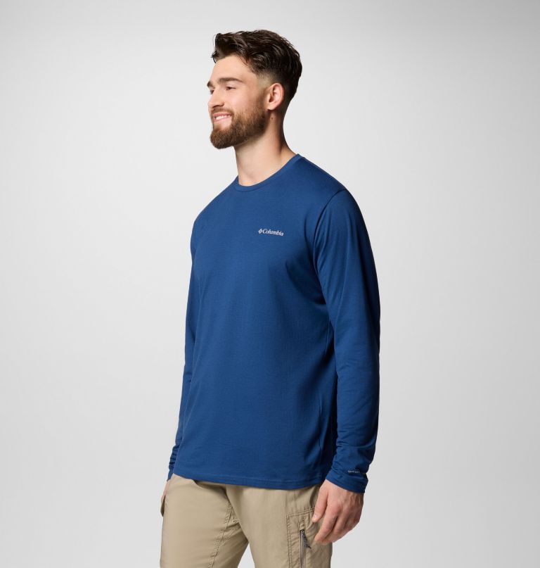 camiseta de manga comprida canyonland trail para homem - tamanho grande