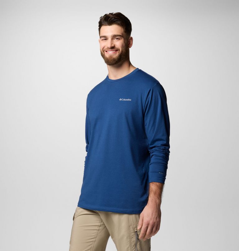 camiseta de manga comprida canyonland trail para homem - tamanho grande