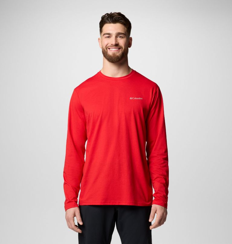 camiseta de manga comprida canyonland trail para homem - tamanho grande