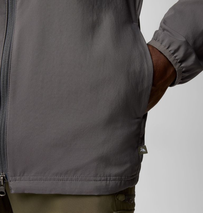 camisa de manga comprida com capuz skien valley para homem - tamanho alto