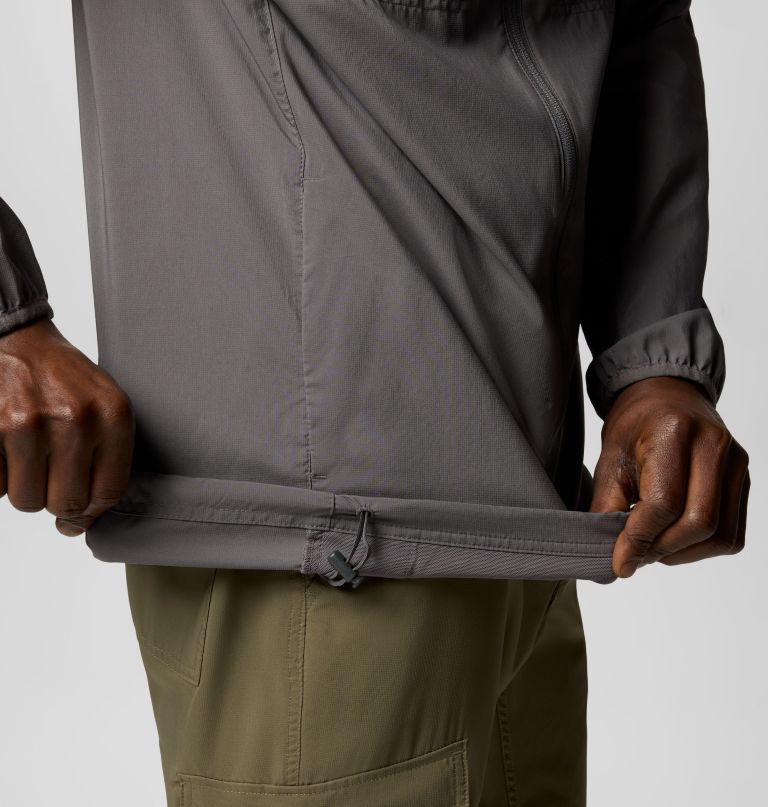 camisa de manga comprida com capuz skien valley para homem - tamanho alto
