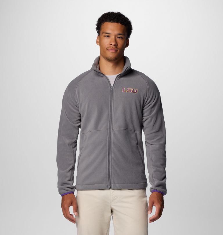jaqueta fleece masculina universitária flanker iv - lsu