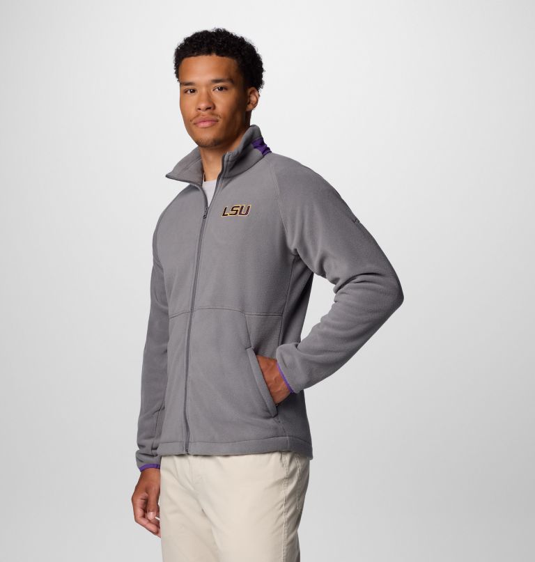 jaqueta fleece masculina universitária flanker iv - lsu