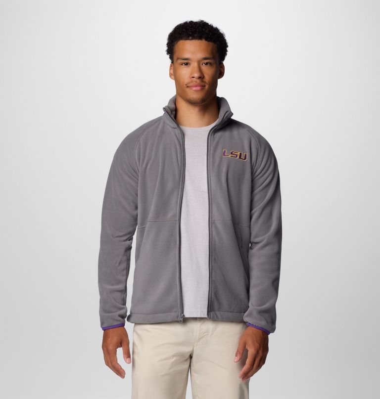 jaqueta fleece masculina universitária flanker iv - lsu