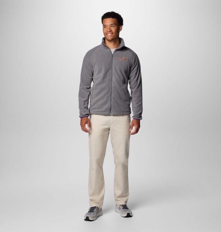 jaqueta fleece masculina universitária flanker iv - lsu