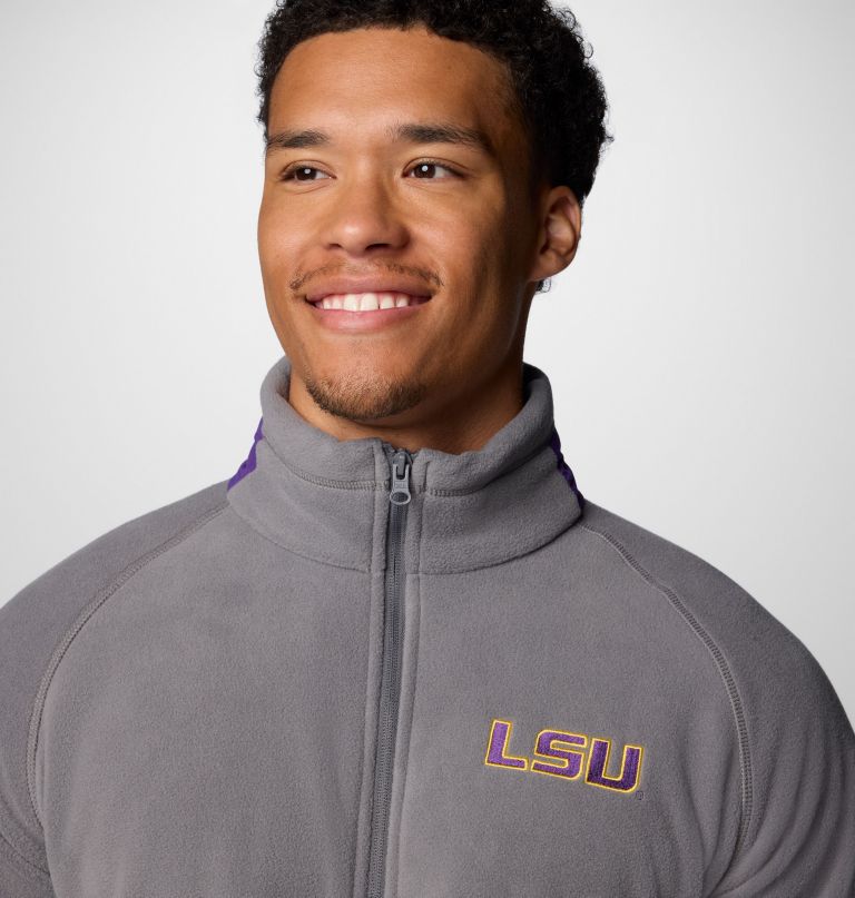jaqueta fleece masculina universitária flanker iv - lsu