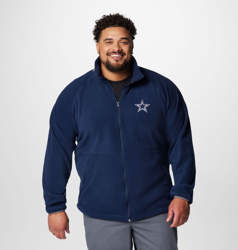 jaqueta fleece flanker iv masculina - dallas cowboys - tamanho grande