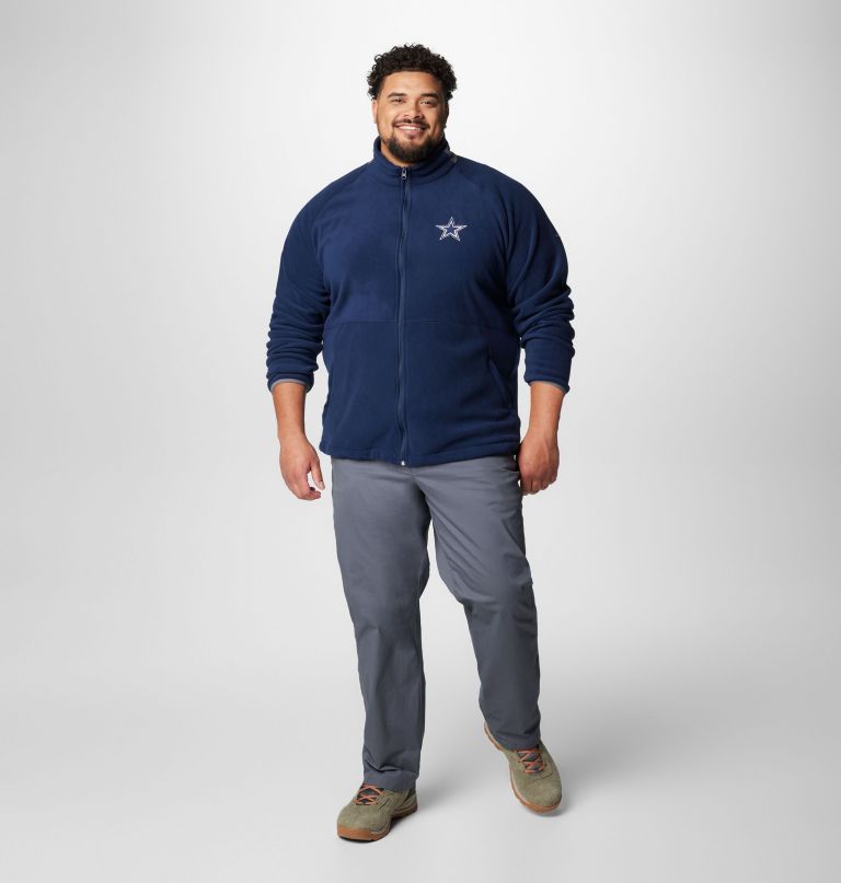 jaqueta fleece flanker iv masculina - dallas cowboys - tamanho grande