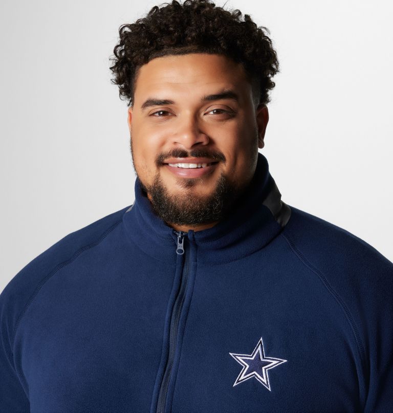 jaqueta fleece flanker iv masculina - dallas cowboys - tamanho grande